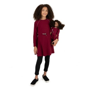 Leveret Girls and Doll Matching Drawstring Dress - 1 of 4