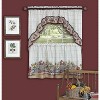 Kate Aurora Country Farmers Market Complete 3 Piece Kitchen Curtain Tier & Swag Valance Set - 2 of 3
