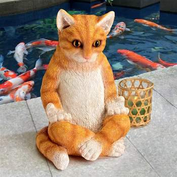Design Toscano Zen Kitty Meditating Cat Statue