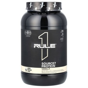 Rule One Proteins Source7 Protein Powder Drink Mix, Vanilla, 1.98 lb (897 g) - 1 of 2