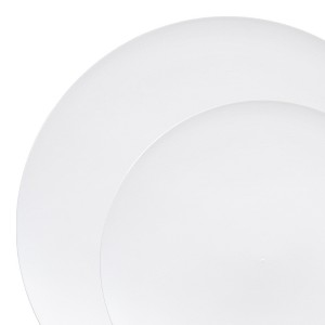 Smarty Had A Party Solid White Organic Plastic Dinnerware Set - 120 Sets - 1 of 4