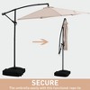Ainfox 9.5 ft. Outdoor Patio Umbrella Classic Roman Umbrella - 4 of 4