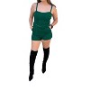 Women's Alayna Tweed Romper With Self Belt - day + moon - 4 of 4