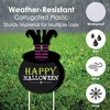 Big Dot of Happiness Happy Halloween - Party Decorations - Witch Party Welcome Yard Sign - 3 of 4