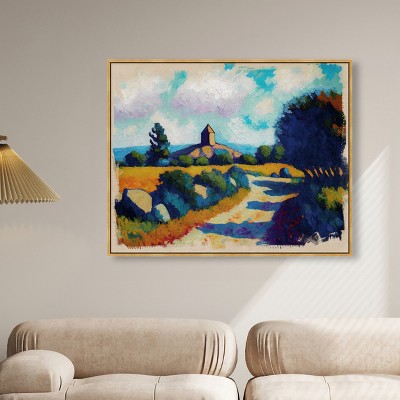 Art Remedy The Countryside Rustic Chic Farmhouse Wall Art Framed