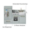 Teamson Kids Little Chef Charlotte Modern Play Kitchen - Gray/Gold - 2 of 4