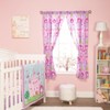 Everyday Kids Princess Storyland Drapes for Girls Bedroom Castles, Frogs and Chariots; 4-Pc Princess-Themed Kid Curtains and 2 Tiebacks - 3 of 4