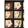 Intimo MTV Daria Character Faces Plush Fleece Throw Blanket Wall Scroll Multicoloured - 3 of 4
