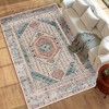 HOMCOM Area Rug, Vintage Machine Washable Rug, Non-Slip Floor Carpet for Living Room, Bedroom, Dining Room, Home Office - 3 of 4