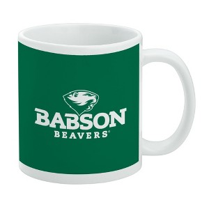 Babson College Primary Logo Ceramic Coffee Mug Novelty Gift Mugs for Coffee Tea and Hot Drinks 11oz White - 1 of 4