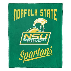 50" x 60" NCAA Norfolk State Spartans Alumni Silk Touch Throw Blanket - 1 of 4