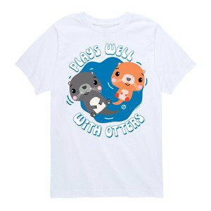 Boys' - Fisher Price - Plays Well With Otters Short Sleeve Graphic T-Shirt - 1 of 4