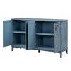 NicBex Elegant Buffet Cabinet with Large Storage Retro Style 4-door Sideboard Cabinet with Adjustable Shelves and Metal Handles - 2 of 4