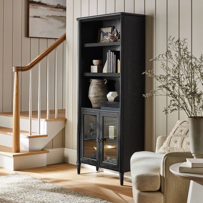 Killybrooke Glass Accent Cabinet Black - Threshold&#8482; designed with Studio McGee, 3 of 8
