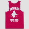 Men's Jaws Tank Top - Red - 2 of 4