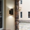 LLHZSY 2-Light 7" Modern Industrial LED Outdoor Wall Light Fixture-Black-3000K Warm Light - 2 of 4