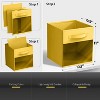Sorbus 11 Inch Collapsible Fabric Storage Bin with Clear Window - for Organizing Clothes, Toys, Books, Shelves, Closets & more - 3 of 4