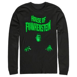 Men's Universal Monsters House of Frankenstein Creation Long Sleeve Shirt - 1 of 4