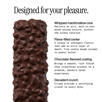 David Protein Bronze Cookie Dough Caramel Chocolate Crunch Protein Bars - 28g Protein