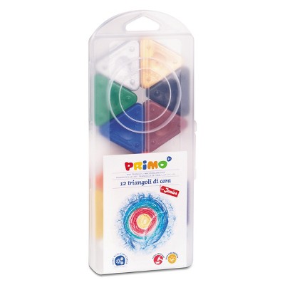 Stride Primo Triangle Crayons Assorted Colors 12/Pack 0731TR