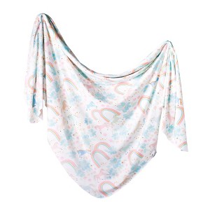 Copper Pearl Bloom Knit Swaddle Blanket - 1 of 4