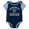 MLS Sporting Kansas City Infant Boys' 3pk Bodysuit - 3 of 4