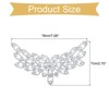 Unique Bargains Sparkling Elegant Crystal Rhinestone Applique for Clothing DIY Sewing - 2 of 4