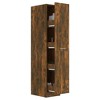 vidaXL Smoked Oak Apothecary Cabinet - Ample Storage, Engineered Wood, Pull-Out Design Ideal for Office, Living Room, Bedroom or Kitchen - 4 of 4