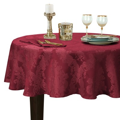 burgundy lace tablecloth