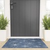 Jacqueline Maldonado Snowflakes Twilight Welcome Mat -Society6 - 2 of 3