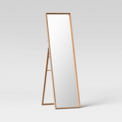 Photo 1 of 18" x 65" Classic Wood Mirror - Threshold™