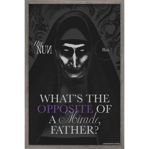 Trends International The Nun - Opposite Of A Miracle Framed Wall Poster Prints - 1 of 4