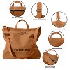 Tote Bag for Girls - Women Canvas Tote Handbags Casual Shoulder Work Bag Crossbody Top Handle Bag Cross-body Handbags, Large Capacity Shopping Bags - 4 of 4