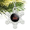 Shaw University Primary Logo Metal Snowflake Christmas Tree Holiday Ornament - 2 of 3