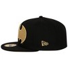Adult Batman Gold Logo Black Colorway New Era 59Fifty Fitted Hat - 3 of 4