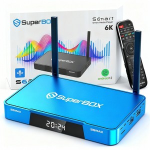 MYKKO Super box - Fully Loaded 6K Android TV Box, Loaded with WiFi 6 & Voice Remote TV Streaming Stick Devices Box Super, S6 Ultra / S6 Max / S6 Pro - 1 of 4