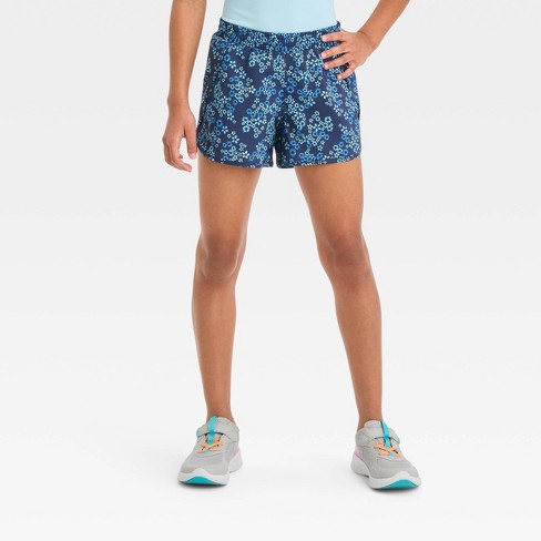 Girls' Gym Shorts - All In Motion™ Blue XL