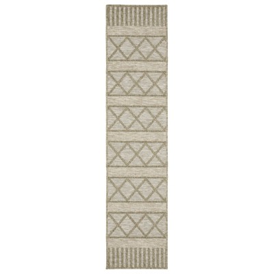 Oriental Weavers Tortuga TR11A Tan/ Light Brown Indoor/Outdoor Area Rug - 1'10" x 7'6"