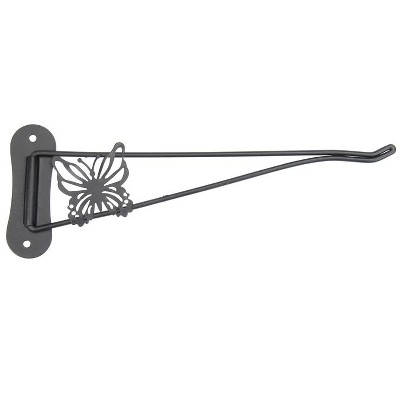 Panacea Black Metal Butterfly Plant Hook