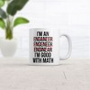 Crazy Dog T-Shirts Im Good With Math Mug Funny Sarcastic Graphic Novelty Coffee Cup-11oz - 2 of 4