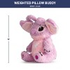 Jay Franco Disney Lilo and Stitch Angel Fuzzy Weighted Pillow Buddy - 3 of 4