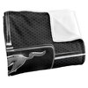 Kids' Ford 1965 Mustang Grill Silky Touch Blanket White 36X58 - 3 of 4