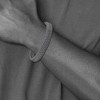 Black Bow Jewelry 12mm Stainless Steel (Multiple Colors) Woven Leather Adj Bracelet 8 In - 3 of 4