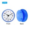 Unique Bargains Waterproof Decorative Silent Quartz Suction Cup Mini Cute Shower Clocks 2 Pcs - 3 of 4