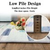 Washable Geometric Rug Non-Slip Modern Abstract Rug Boho Accent Rug - 4 of 4