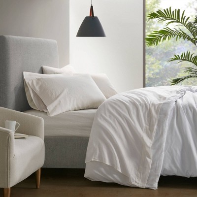 Linen Blend 4pc Sheet Set