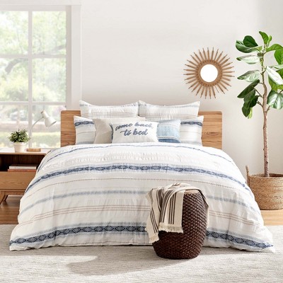 Pickford Blue Twin/twin Xl Comforter Set - Taupe, Blue & Cream - Levtex ...