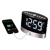 JENSEN JCR-255 AM/FM Digital Dual Alarm Clock Radio with Under Pillow Vibrator - 2 of 4