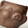 Sullivans 5.5" Brown Outdoor Pig Planter, Resin - 2 of 3