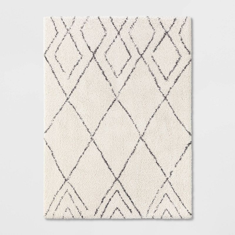 Diamond Patterned Shag Woven Rug - Project 62&#153;, 1 of 10